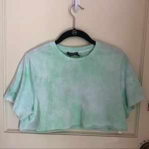 Nasty Gal Cropped Tye-dye Tee